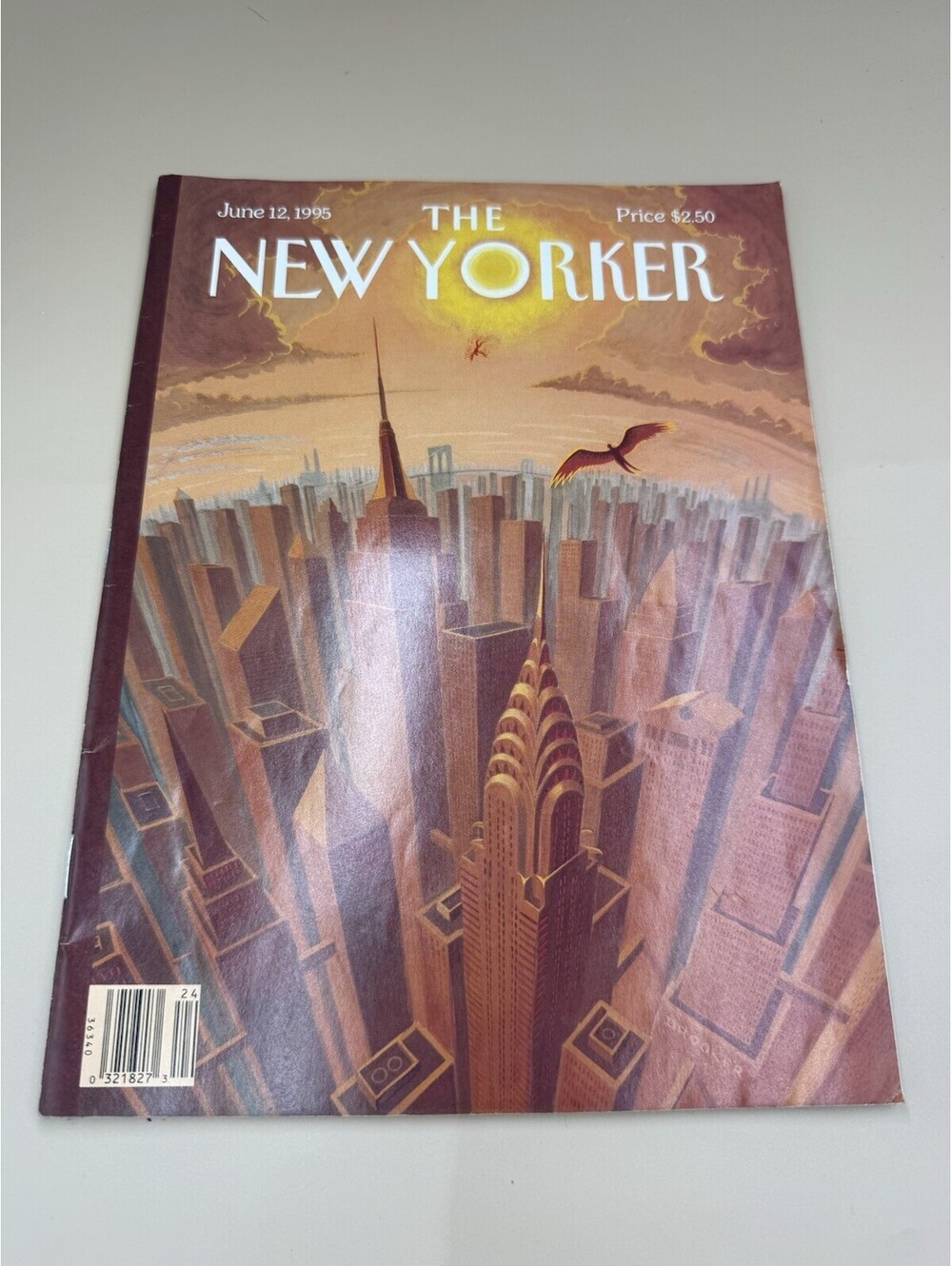 1995 JUNE 12 THE NEW YORKER MAGAZINE ILLUSTRATED COVER - NY 250 - No Address Tag